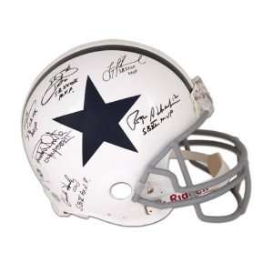 Dallas Cowboys Autographed Pro Line Helmet  Details: Super Bowl MVP 