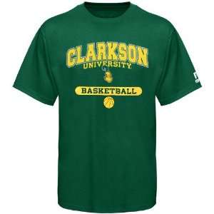  Russell Clarkson Golden Knights Green Basketball T shirt 