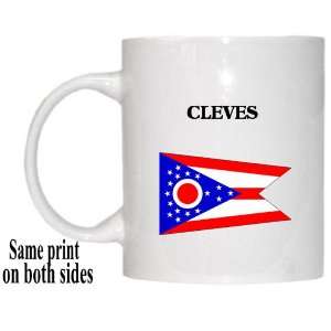  US State Flag   CLEVES, Ohio (OH) Mug 