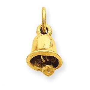    14k Wedding Bell Charm   Measures 14.9x7.9mm   JewelryWeb Jewelry