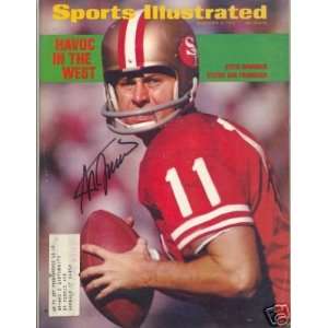  Steve Spurrier Sf 49ers Signed Si Sports Illustrated 