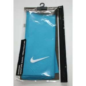    Nike 100% Cotton Pro Bandana (Marina Blue/White)