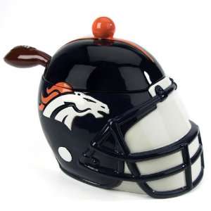  BSS   Denver Broncos NFL Ceramic Soup Tureen or Cookie Jar 