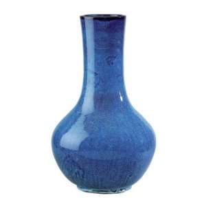   Andrea By Sadek 20 H Long Neck Cobalt Blue Vase: Patio, Lawn & Garden