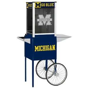  Michigan Wolverines Logo 4oz Pop Corn Popper with Cart 