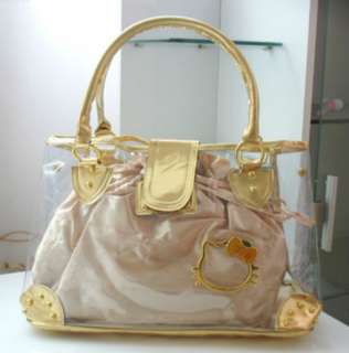 Hello Kitty Clear Tote Handbag Shopping Shoulderbag Bag  
