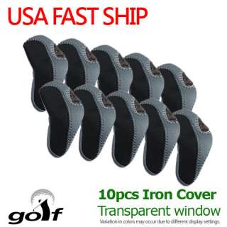 10PCS GOLF IRON COVER IRON PROTECTOR COVERS FAST SHIP CGO  