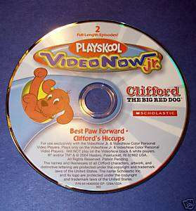 VIDEO NOW JR CLIFFORD RED DOG BEST PAW HICCUPS PVD DISC  