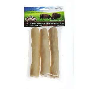  BR007 Premium Buffalo Rolls (Medium 6 7)   3 count Pet 