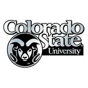 Colorado State Rams Silver Auto Emblem