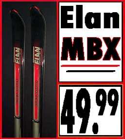 Elan MBX RP 70 Skis 198cm NEW   