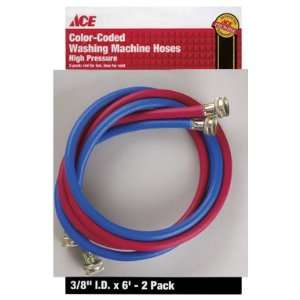  Ace Color coded Washing Machine Inlet Hoses (5101p6)