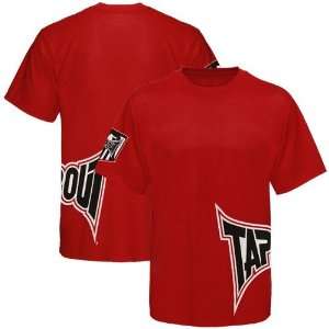  TapouT Red Black Sideswipe T shirt
