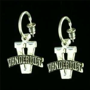   Commodores Hoop Logo Earring NCAA College Athletics: Sports & Outdoors