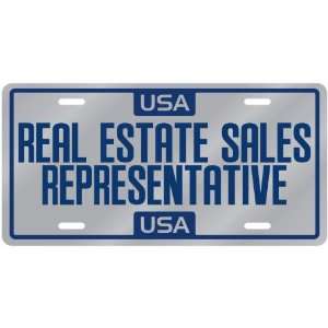   Real Estate Sales Representative  License Plate Occupations Home
