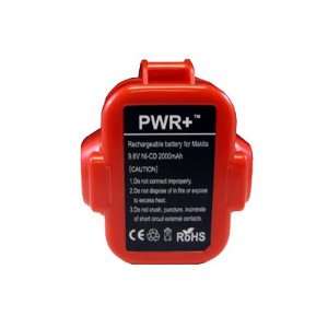  Pwr+ 9.6 Volt Battery for Makita 9122 192596 6 9102 192534 