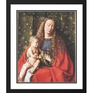 Eyck, Jan van 28x34 Framed and Double Matted The Madonna with Canon 