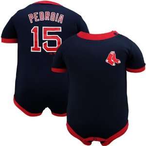   Dustin Pedroia Infant Navy Blue Red Player Creeper