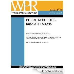 Interview U.K. Russia Relations (World Politics Review Global 