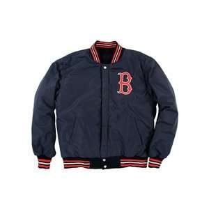  Boston Red Sox Wool/Nylon Reversible Jacket: Sports 