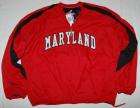 brand new with tags majestic maryland terrapins half zip pullover 