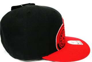   Wings 47 Brand Flat Brim Snapback Cap Blackout Colossal MVP Hat  