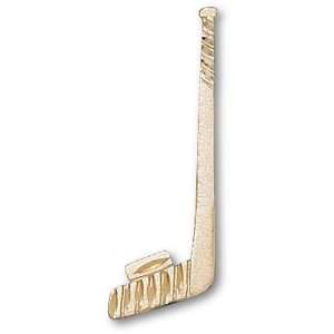 Hockey Stick And Puck Charm/Pendant 