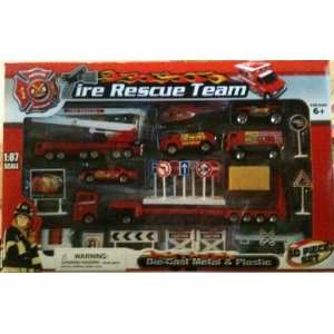  30 Piece,fire and Rescue Team Die cast Metal and Plastic 