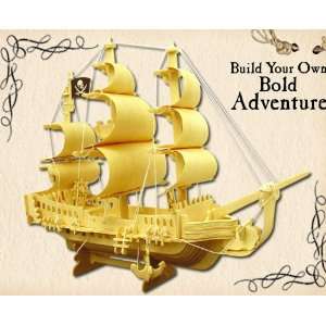  3d Wooden Puzzle pirate Ship Toys & Games