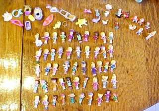   Vintage Blue Bird Polly Pocket Compacts & Houses + Dolls etc.  