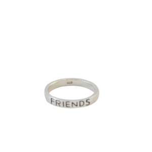  Sterling Silver FRIENDS FOREVER Ring Size 7: Jewelry