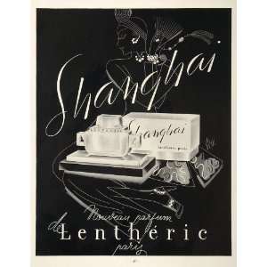   Original Ad Shanghai Art Deco Perfume Lentheric   Original Print Ad