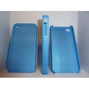  APPLE iPHONE 4G Perforated Snap On Plastic Case Cover 