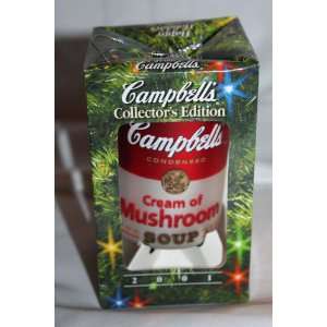  Campbells Cream of Mushroom Soup 2002 Collectors Edition 