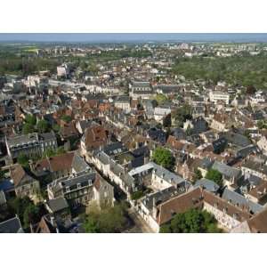  View of City from North Tower of the Cathedral, Bourges 