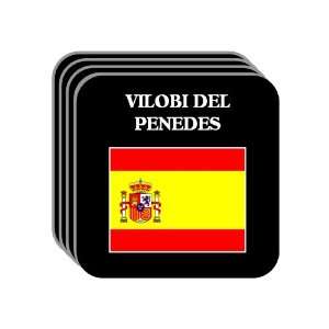 Spain [Espana]   VILOBI DEL PENEDES Set of 4 Mini Mousepad Coasters