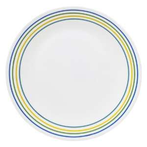  Corelle Livingware 10 1/4 Inch Dinner Plate, Bands 