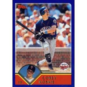  2003 Topps # 148 Corey Koskie Minnesota Twins   Baseball 