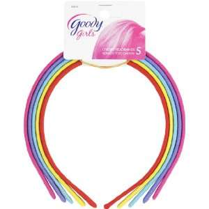  Goody Girls Fabric Headbands, 5 Count (Pack of 2) Beauty