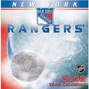  New York Rangers 2008 Desk Calendar