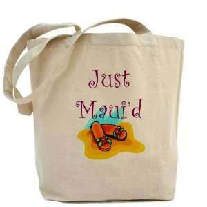  Just Mauid Flip Flops Wedding Tote Bag by CafePress 