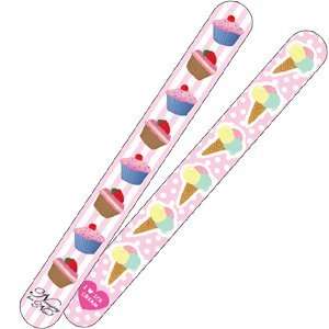  Cupcake and Ice Cream Nail Files   Set of 2 Emery Boards 