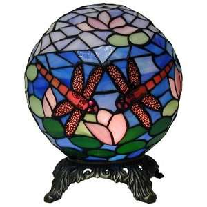  VCS TGDF10 Tiffany Glass 10 Inch Dragonfly Lighted Globe 