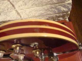 Vintage 1960s Kent Guitar Semi Hollow Body Rare!  