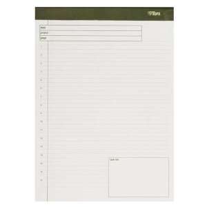  Project Planning Pad Numbered 8 1/2x11 3/4 4/PK White 