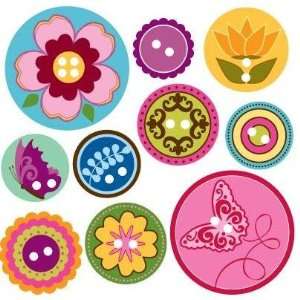   Bloom Softies, Round Buttons 10/Package Arts, Crafts & Sewing