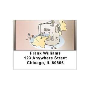 Vintage Sewing Machines Address Labels: Office Products