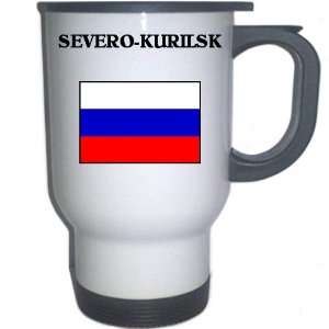  Russia   SEVERO KURILSK White Stainless Steel Mug 