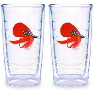  Tervis Tumbler Fish Flies 16 Oz Insulated Tumblers Set Of 