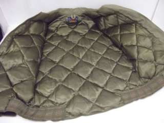 vtg 50s EDDIE BAUER Goose Down Quilted Puffy Coat Jacket  
